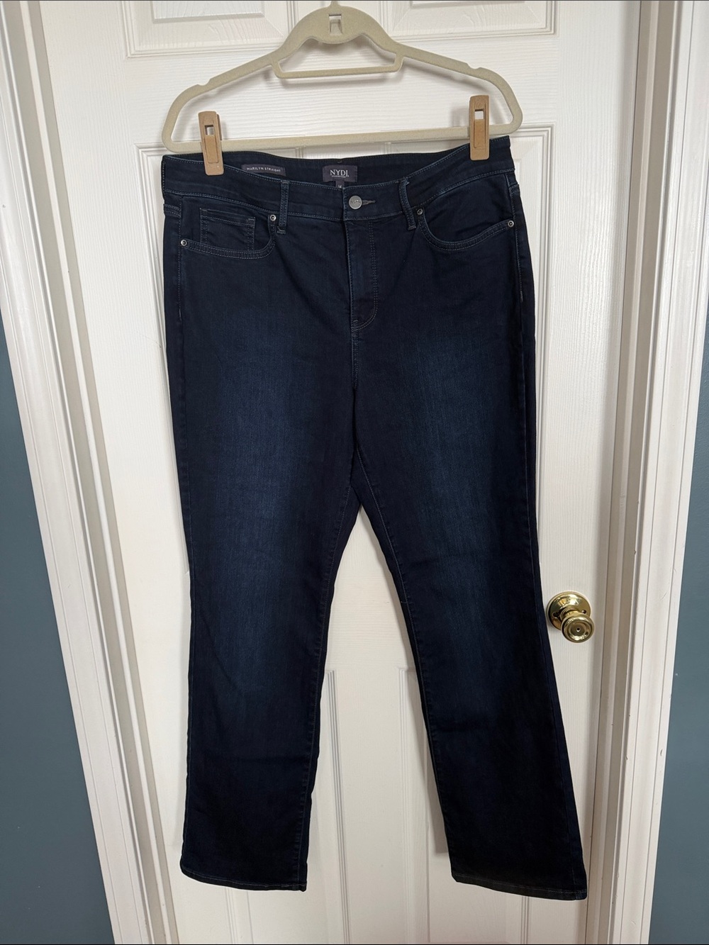 NYDJ Midnight Blue Straight Leg Jeans (0030)